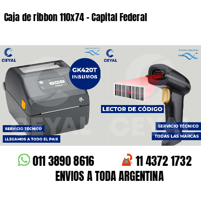 Caja de ribbon 110x74 - Capital Federal