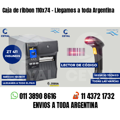 Caja de ribbon 110x74 - Llegamos a toda Argentina