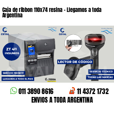 Caja de ribbon 110x74 resina - Llegamos a toda Argentina
