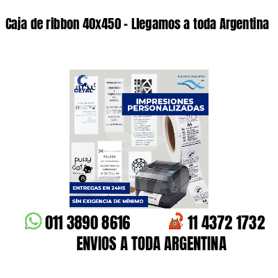 Caja de ribbon 40x450 - Llegamos a toda Argentina