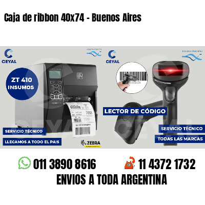 Caja de ribbon 40x74 - Buenos Aires