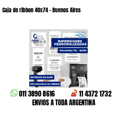 Caja de ribbon 40x74 - Buenos Aires