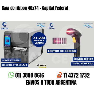 Caja de ribbon 40x74 - Capital Federal