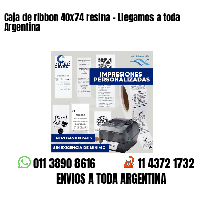 Caja de ribbon 40x74 resina - Llegamos a toda Argentina