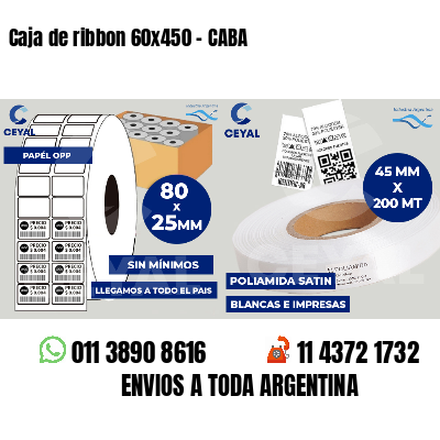 Caja de ribbon 60x450 - CABA