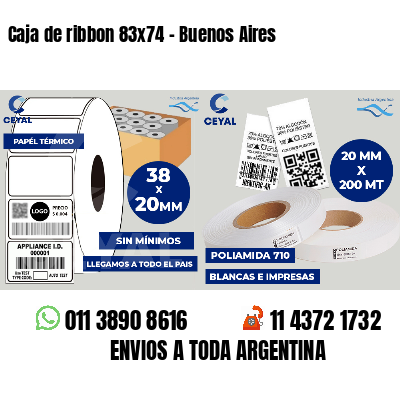 Caja de ribbon 83x74 - Buenos Aires