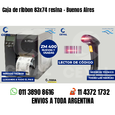 Caja de ribbon 83x74 resina - Buenos Aires
