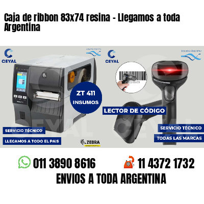 Caja de ribbon 83x74 resina - Llegamos a toda Argentina