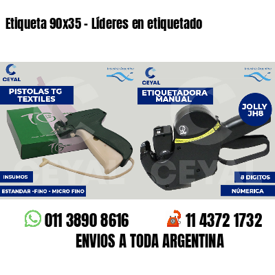 Etiqueta 90x35 - Líderes en etiquetado