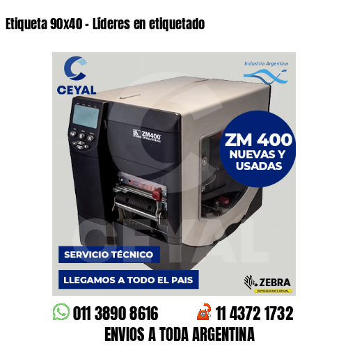 Etiqueta 90×40 – Líderes en etiquetado