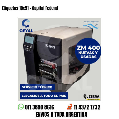 Etiquetas 10×51 – Capital Federal