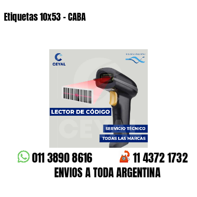 Etiquetas 10x53 - CABA