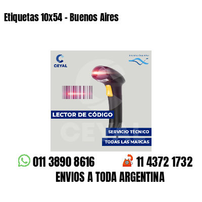 Etiquetas 10x54 - Buenos Aires