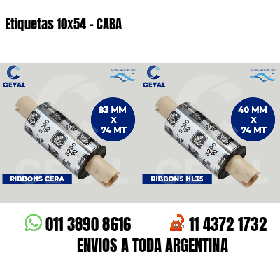 Etiquetas 10x54 - CABA