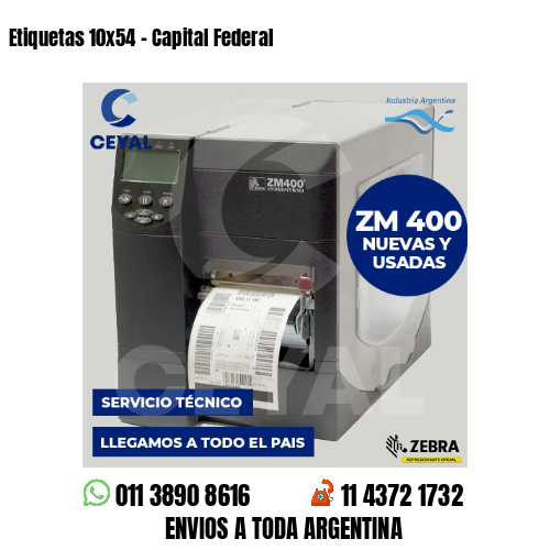 Etiquetas 10×54 – Capital Federal