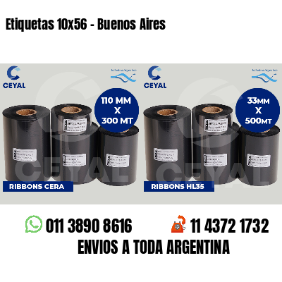 Etiquetas 10x56 - Buenos Aires