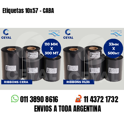 Etiquetas 10x57 - CABA