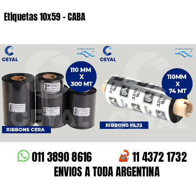 Etiquetas 10x59 - CABA