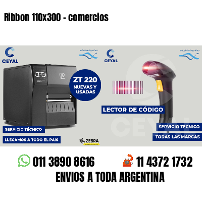 Ribbon 110x300 - comercios