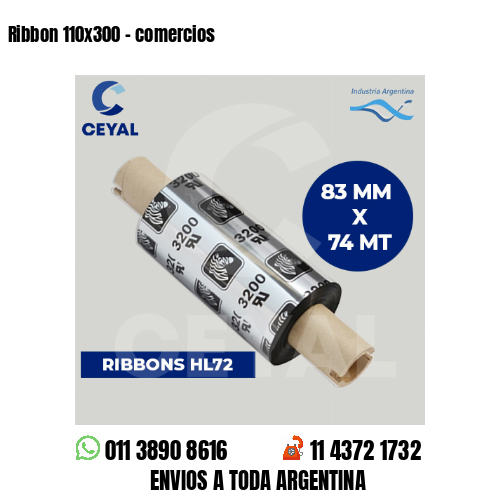 Ribbon 110×300 – comercios