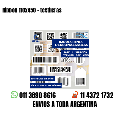 Ribbon 110x450 - textileras