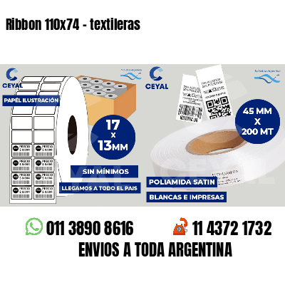 Ribbon 110x74 - textileras