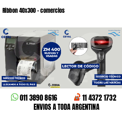 Ribbon 40x300 - comercios