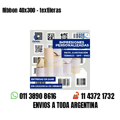 Ribbon 40x300 - textileras