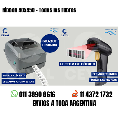 Ribbon 40x450 - Todos los rubros