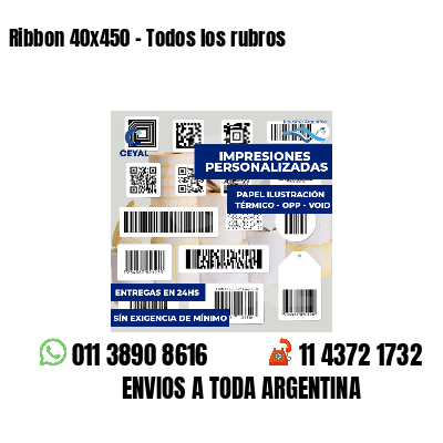 Ribbon 40x450 - Todos los rubros