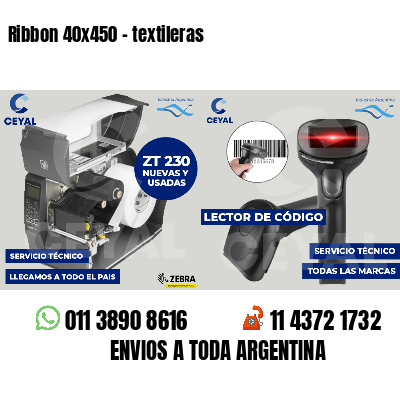 Ribbon 40x450 - textileras