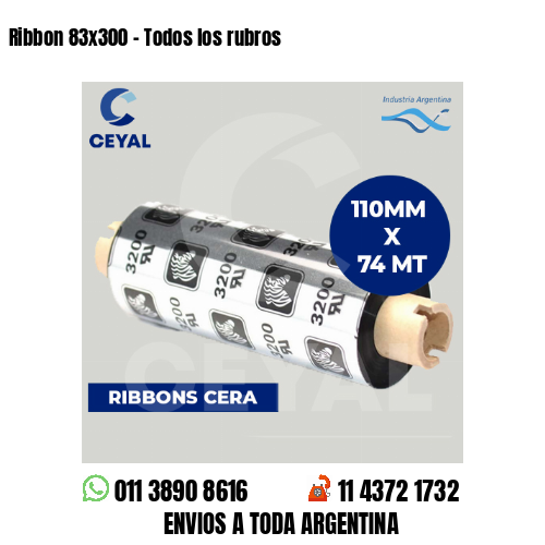 Ribbon 83×300 – Todos los rubros