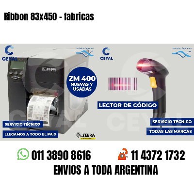 Ribbon 83x450 - fabricas