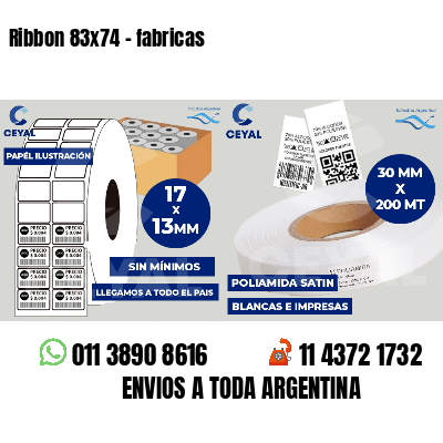 Ribbon 83x74 - fabricas