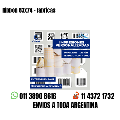 Ribbon 83x74 - fabricas