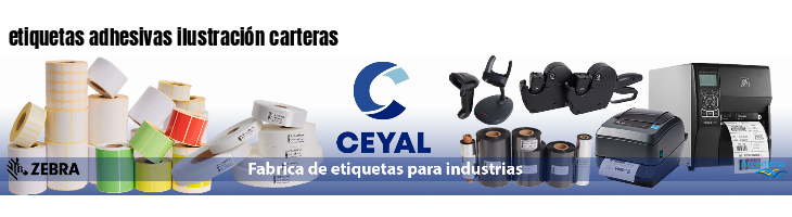 etiquetas adhesivas ilustración carteras