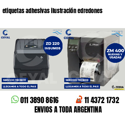 etiquetas adhesivas ilustración edredones