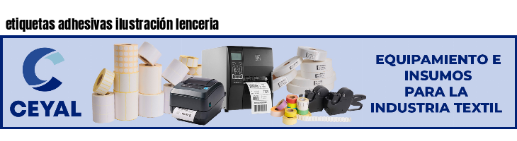 etiquetas adhesivas ilustración lenceria