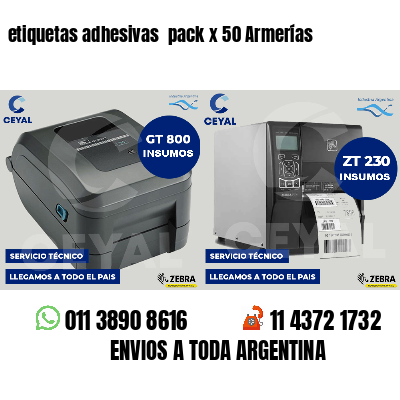 etiquetas adhesivas pack x 50 Armerías
