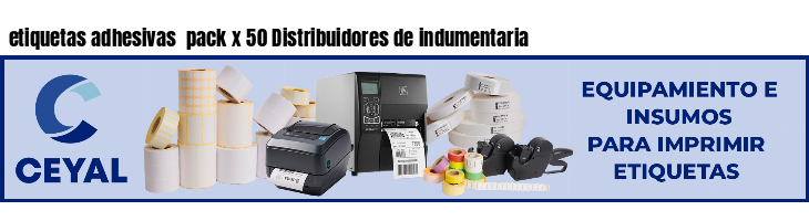 etiquetas adhesivas pack x 50 Distribuidores de indumentaria