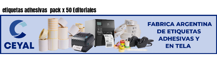 etiquetas adhesivas pack x 50 Editoriales