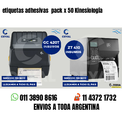 etiquetas adhesivas pack x 50 Kinesiología