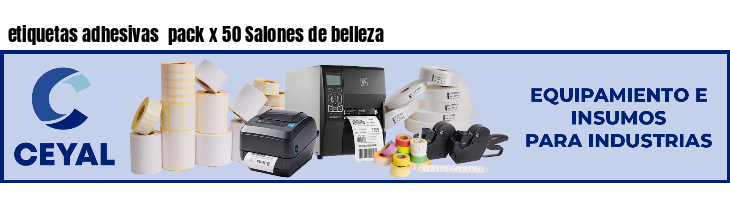 etiquetas adhesivas pack x 50 Salones de belleza
