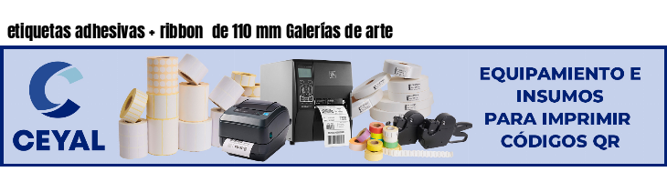 etiquetas adhesivas   ribbon  de 110 mm Galerías de arte