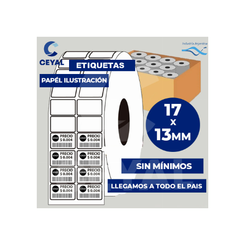 etiquetas adhesivas   ribbon  de 110 mm Mensajerías