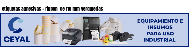 etiquetas adhesivas   ribbon  de 110 mm Verdulerías