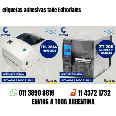 etiquetas adhesivas talle Editoriales