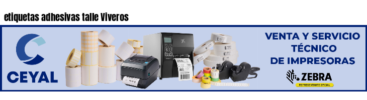 etiquetas adhesivas talle Viveros