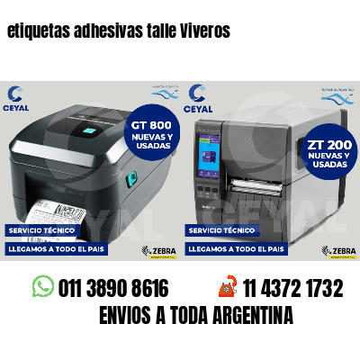 etiquetas adhesivas talle Viveros