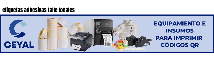 etiquetas adhesivas talle locales